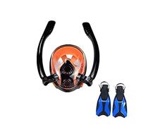 IIGEN Bouteille de plongée Surf Plongée Respirateur Réservoir Équipement De Natation Tuba Petite Bouteille D'oxygène Portable Miniature Ultra-Haute stabilité(Mask+Flippers)