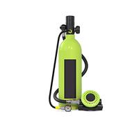IIGEN Bouteille de plongée Un Petit Respirateur De Plongée Personnalisé d'une Capacité De 1 L Peut Être Utilisé for Les Équipements Respiratoires sous-Marins for Adultes Ultra-Haute stabilité(Groen)