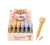 iiGEN LZ STATIONARY CO.LTD Stylo Gel Animaux Kawaii Squishy Encre Bleue - Chien
