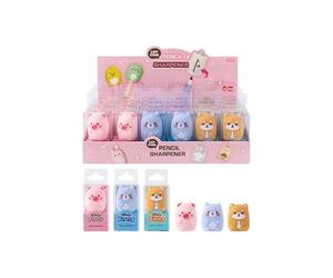iiGEN LZ STATIONARY CO.LTD Taille-Crayons Animaux Fantaisie Kawaii 3D - Chat/Cochon/Chien