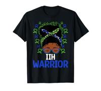 IIH Awareness IIH Warrior Chignon Afro désordonné T-Shirt