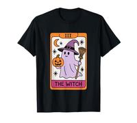 III The Witch Ghostly Tarot Carte Halloween T-Shirt