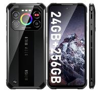 IIIF150 Air 1 Ultra Plus Téléphone Portable Incassable,24Go+256Go Noir