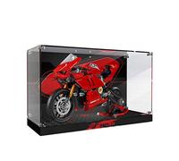 IIKA Vitrine en acrylique pour moto Lego Technic Ducati Panigale V4 R - Boîte d'exposition Lego
