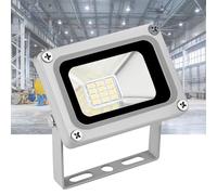 IINCOOY Projecteur De Jardin LED 10 W, Étanche IP65, Compact, en Aluminium, avec Support, Idéal for L'éclairage des Arbres Et des Pergolas(1Pack)