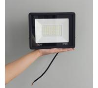 IINCOOY Projecteur LED D'extérieur 50 W, 3500 LM, Éclairage De Sécurité LED Ultra-Lumineux, Étanche IP66, Blanc Froid 6000 K, Éclairage Mural for Entrepôt, Garage Et Jardin.