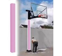 IINCOOY Rembourrage for Poteau Métallique, Universel De 1,8 M Haut Carré Terrain Jeu, Tuyau sous-Sol, Poteaux D'auvent, Coussinets Protection Robustes Et Imperméables Levier Basket-Ball(Pink,Dia6)