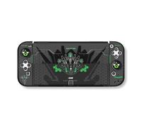 IINE Coque de protection pour Switch OLED, coque rigide antichoc avec découpes de précision, coque anti-rayures pour console Switch OLED et contrôleur, kit de protection intégrale
