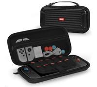 IINE Étui de protection rigide et durable pour console Switch 2, avec sac en maille, accessoires Switch 2 (étui PC, noir)