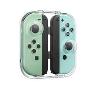 IINE Étui de Rangement pour Joy-Con, boîte de Protection Portable Anti-poussière Compatible avec Nintendo Switch Joy-Con, Switch/OLED PC Coque Transparente avec Fermeture magnétique