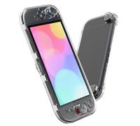 IINE Étui de rangement transparent pour console Switch 2, coque rigide intégrale avec fermeture magnétique, protections de joystick, résistant aux éclaboussures et design pratique pour les voyages