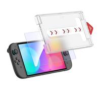 IINE Film de protection d'écran en verre trempé pour Switch 2 - 4 options disponibles, installation facile, anti-rayures, anti-traces de doigts, sans bulles d'air (anti lumière bleue, 1 pack de 0,33