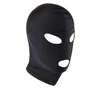 iiniim Cagoule Trou Moto Commando Montagne Hiver Unisexe Femme Homme Noir Mesh Casquette Cagoule Déguisement Pirate Capot Costume Soirée Halloween Cosplay Jeu de Rôle Fête Noir A Taille unique