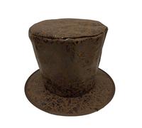 iiniim Chapeaux Haut Forme Pour Se Déguiser Pour Adultes Chapeau Haut De Forme Chapeau Haut Bas Prix De Magicien Formel Vintage Party Brun Taille unique