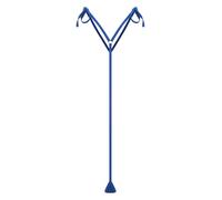 iiniim Micro Bikini Une Pièce Maillot De Bain Ouvert Transparent Lingerie Monokini Maillot De Plage Bleu Royal Taille Unique