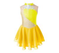 iiniim Robe Patinage Artistique Enfant Fille Robe De Danse Lyrique Moderne | Justaucorps Danse Classique, Soiree, Bal, Compétition, Justaucorps, Performance