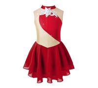 iiniim Robe Patinage Artistique Enfant Fille Robe De Danse Lyrique Moderne | Justaucorps Danse Classique, Soiree, Bal, Compétition, Justaucorps, Performance