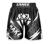 iiniim Short Muay Thai Enfant Garçon Short Boxe Thaï Short MMA Kick Boxing Pantalon Court Bermuda De Bain Short De Sport Compétition D'entraînement Type S 11-12 Ans
