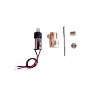 IINKUEYK 2.0MM Turbine Worm Reduction Gearbox 1/87 Static Modification Power 6MM Planetary Reduction Electronic Starter 2.4-320RPM DIY Parts (Integrated Version,3V 12rpm)