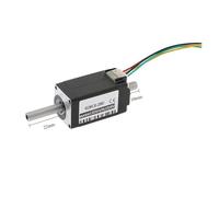 IINKUEYK 20 Hollow Shaft Stepper Electronic Starter, SMT Electronic Starter 20 Dispensing Machine Electronic Starter, Body 38mm Extended Shaft 22mm NEMA8 (Front 22mm Rear 10mm)