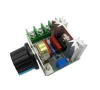 IINKUEYK AC 220V 2000W SCR Voltage Regulator Dimming Dimmers Electronic Starter Speed Controller Thermostat Electronic Voltage Regulator Module