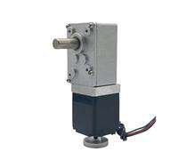 IINKUEYK NEMA 11 Stepper Electronic Starter with Worm Gear (Gear Ratio 80-1,Handweel)