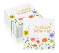 IIRC Lot de 40 serviettes de mariage (3 couches) - Décoration de table pour mariage, anniversaire, printemps, garden-party