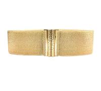 IISEEUU Grosse Ceinture Femme pour Robe Ceinture Corset Large for Femmes, élastique, dorée, à la Mode, for Adolescentes, à Paillettes, cintré à la Taille, Doudoune, décor de Robe