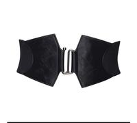 IISEEUU Grosse Ceinture Femme pour Robe Grande Taille élastique Noir Corset Ceintures Concepteur Dames Taille Large Stretch Cummerbunds Femme Grande Robe Corsets Ceinture Filles(Black Corset)