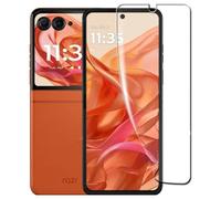 Iiseon Lot de 2 films de protection d'écran hydrogel haute sensibilité pour Motorola Razr 50 Ultra 5G, film de protection en TPU souple transparent (pas de verre trempé) [Clear HD]