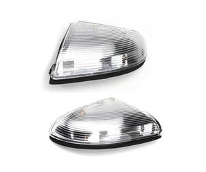 IITA Feu Clignotant 1 Paire Lampe Rétroviseur Voiture LED Clignotant Lumière Dynamique pour Dodge pour Ram 1500 2500 2009 - 2022 Rétroviseur Indicateur Lampe (Couleur : Transparent)