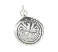 IItoi IIthi homme dans le charme de labyrinthe en argent sterling .925 x 1 choix de décision