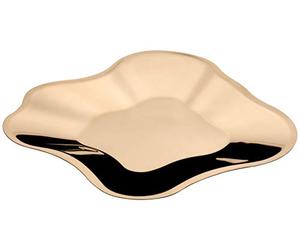Iittala Aalto Coque, Acier Inoxydable, Or Rose, 18,2 x 18,2 x 5 cm