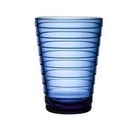 Iittala Aino Aalto 1066653 Lot de 2 verres passent au lave-vaisselle Bleu outremer 330 ml