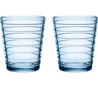 Iittala Verre à eau Aino Aalto 22 cl lot de 2 Aqua