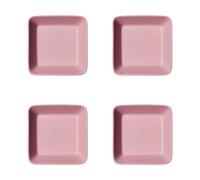 Iittala Assiette carrée Teema Rose. 12x12 cm. lot de 4