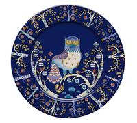Iittala Assiette en verre bleu