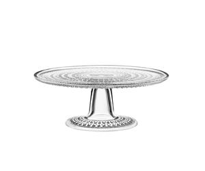 Iittala Présentoir à gâteau Kastehelmi transparent