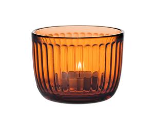 Iittala Raami support à bougie 90 mm Orange amère