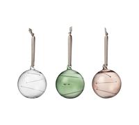 Iittala Sun Ball Ø8 cm. 3 pièces Transparent-vert-lin