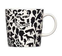 Iittala Tasse en porcelaine Cheetah de la collection Oiva Toikka - Couleur : noir - 0,3 l - 1060215