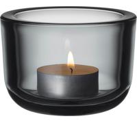 iittala Valkea bougeoir à chauffe-plat, gris