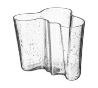 Iittala Vase Alvar Aalto Édition anniversaire 120 mm Verre à bulles transparent