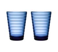 Iittala Verre à eau Aino Aalto 33 cl lot de 2 Bleu outremer