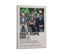 IIWERUW Crazy Stupid Love Poster mural sur toile esthétique avec couverture vintage avec musique et films - Peinture décorative pour salon, chambre à coucher - 30 x 45 cm - Style cadre