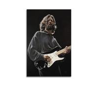 IIWERUW ERIC CLAPTON Poster mural sur toile esthétique avec couverture vintage avec musique et films - Peinture décorative pour salon, chambre à coucher - 30 x 45 cm - Style sans cadre
