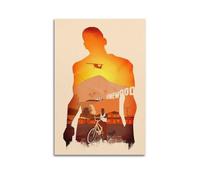 IIWERUW GTA San Andreas1 - Impression sur toile esthétique - Peinture décorative vintage avec musique et films pour salon, chambre à coucher - 30 x 45 cm - Style sans cadre