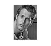 IIWERUW Paul Newman Poster mural sur toile esthétique style vintage avec musique et films - Peinture décorative pour salon, chambre à coucher, 20 x 30 cm - Style sans cadre