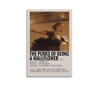 IIWERUW Poster décoratif sur toile de style vintage avec inscription The Perks of Being A Wallflower, décoration pour salon, chambre à coucher, 30 x 45 cm, sans cadre