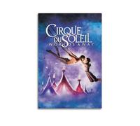 IIWERUW Poster du Cirque du Soleil sur toile - Impression sur toile esthétique - Motif musique et films vintage - Décoration pour salon, chambre à coucher - 30 x 45 cm - Style sans cadre